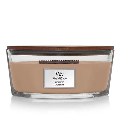 Cashmere Ellipse Wood Wick Candle - Enesco Gift Shop