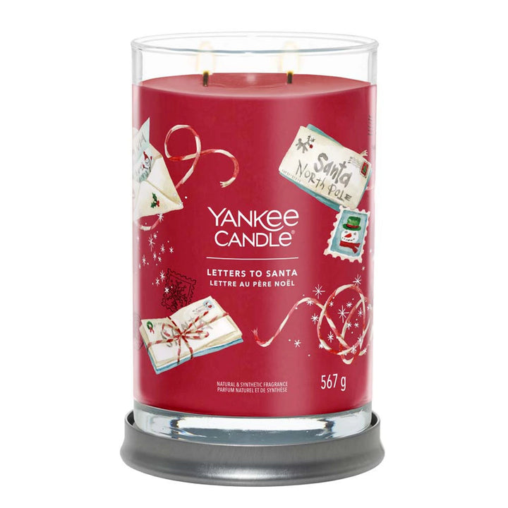 Letters to Santa Signature Large Tumbler by Yankee Candle