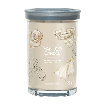 Warm Cashmere Signature Large Tumbler Yankee Candle - Enesco Gift Shop