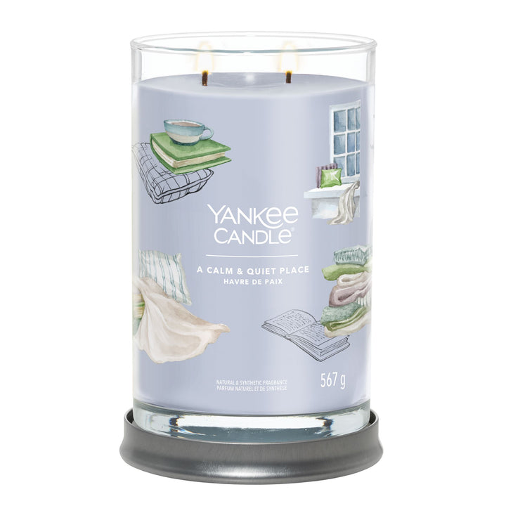 A Calm & Quiet Place Signature Large Tumbler Yankee Candle