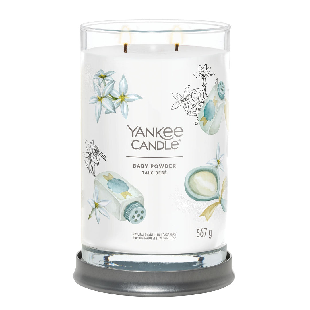 Baby Powder Signature Large Tumbler Yankee Candle