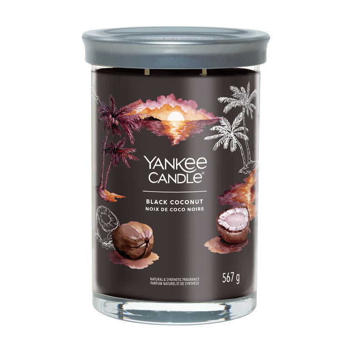 Black Coconut Signature Large Tumbler Yankee Candle