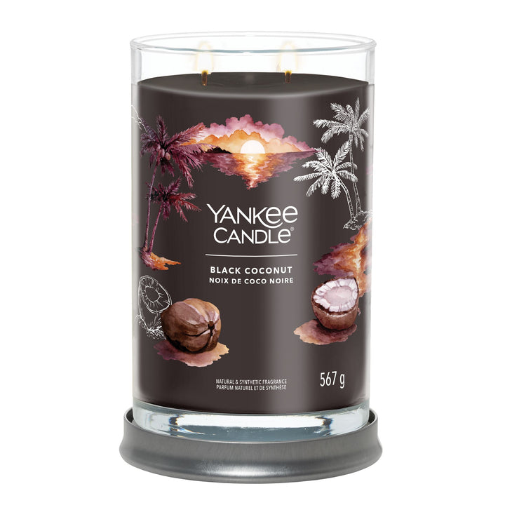 Black Coconut Signature Large Tumbler Yankee Candle