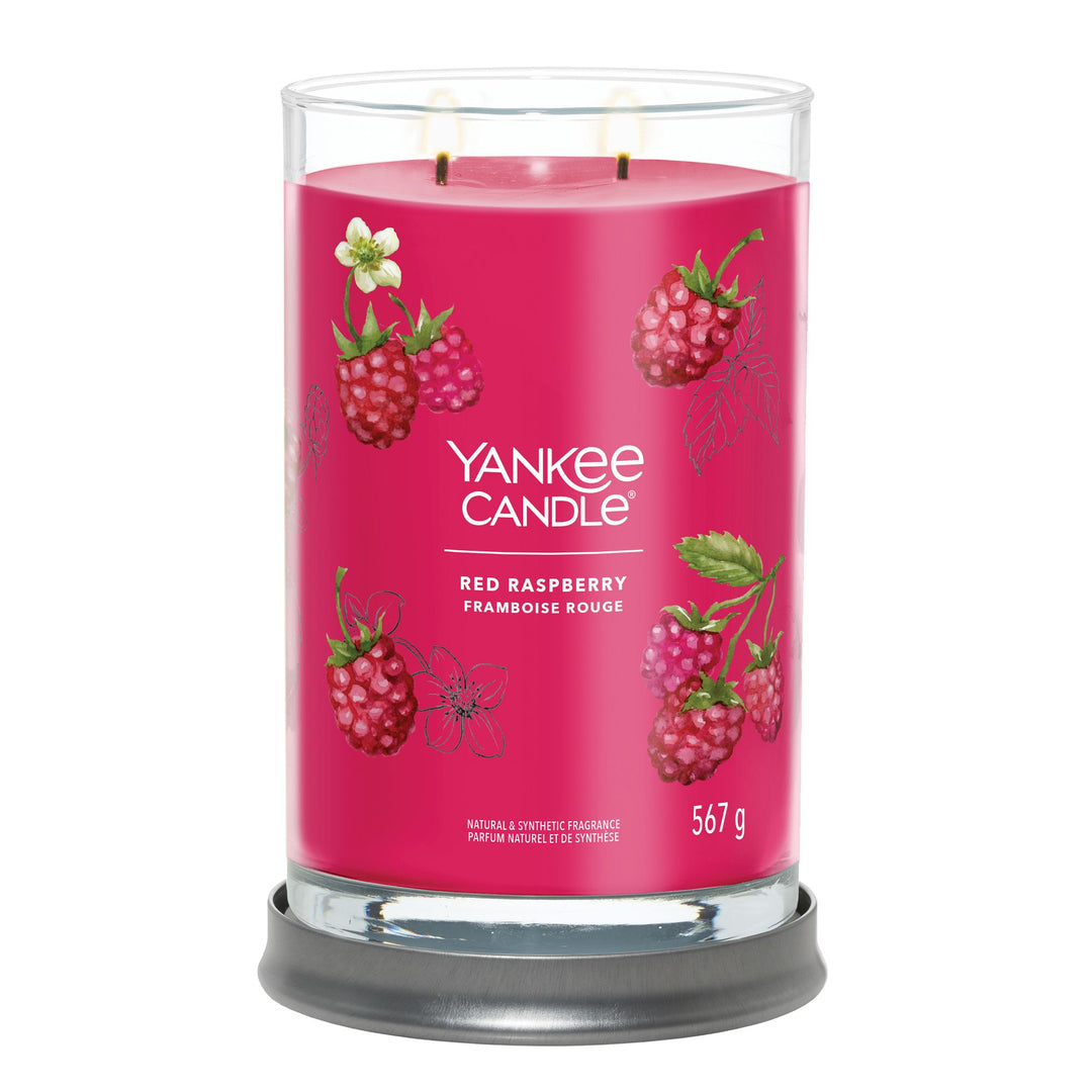 Red Raspberry Signature Large Tumbler Yankee Candle