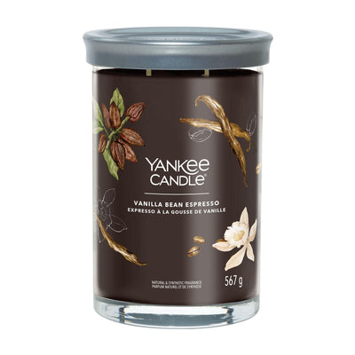 Vanilla Bean Espresso Signature Large Tumbler Yankee Candle - Enesco Gift Shop