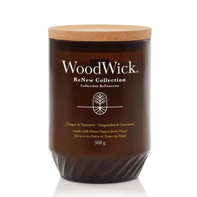 Ginger & Turmeric Renew Large Candle by WoodWick - Enesco Gift Shop