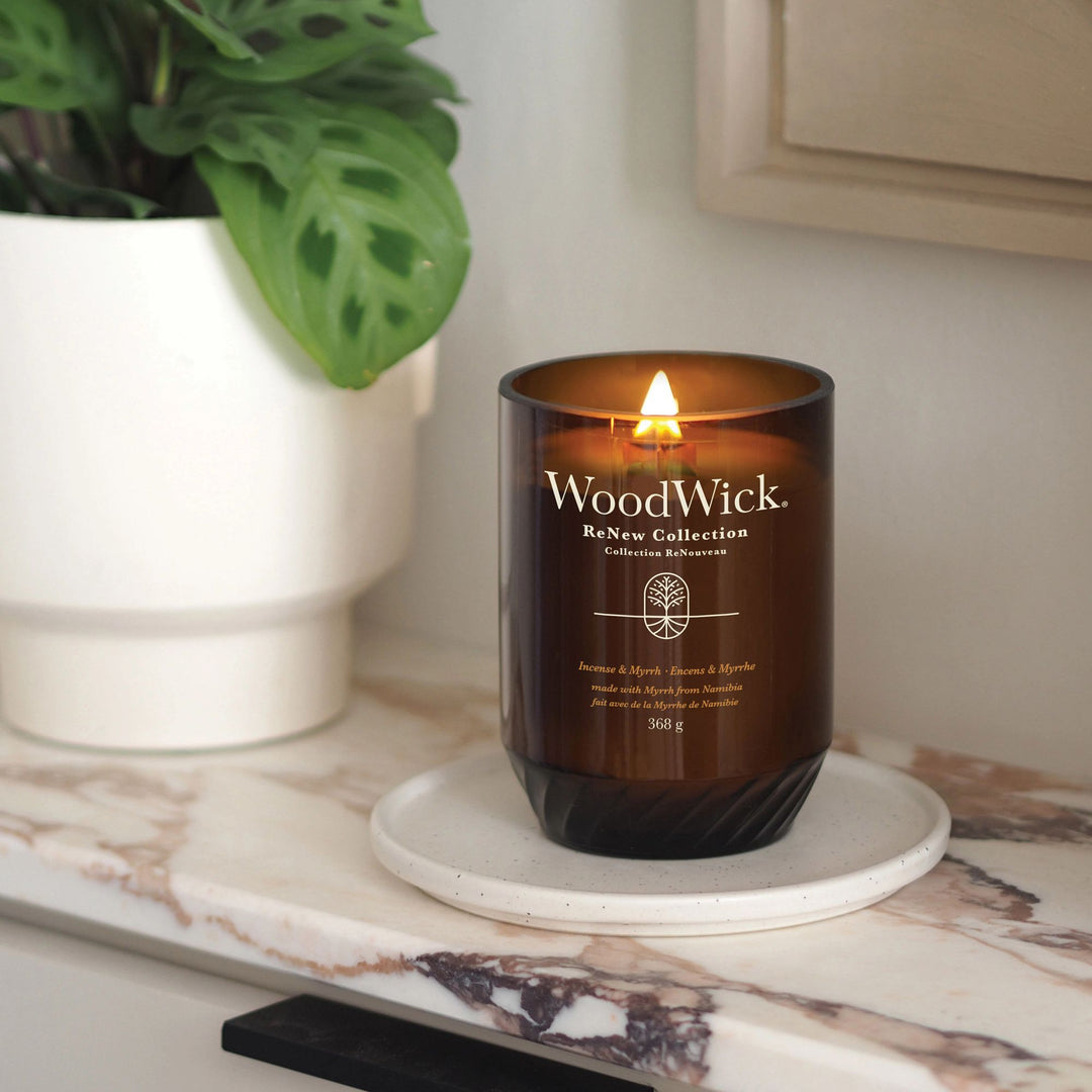 Incense & Myrrh Renew Large Candle by WoodWick