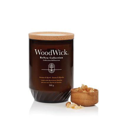 Incense & Myrrh Renew Large Candle by WoodWick - Enesco Gift Shop
