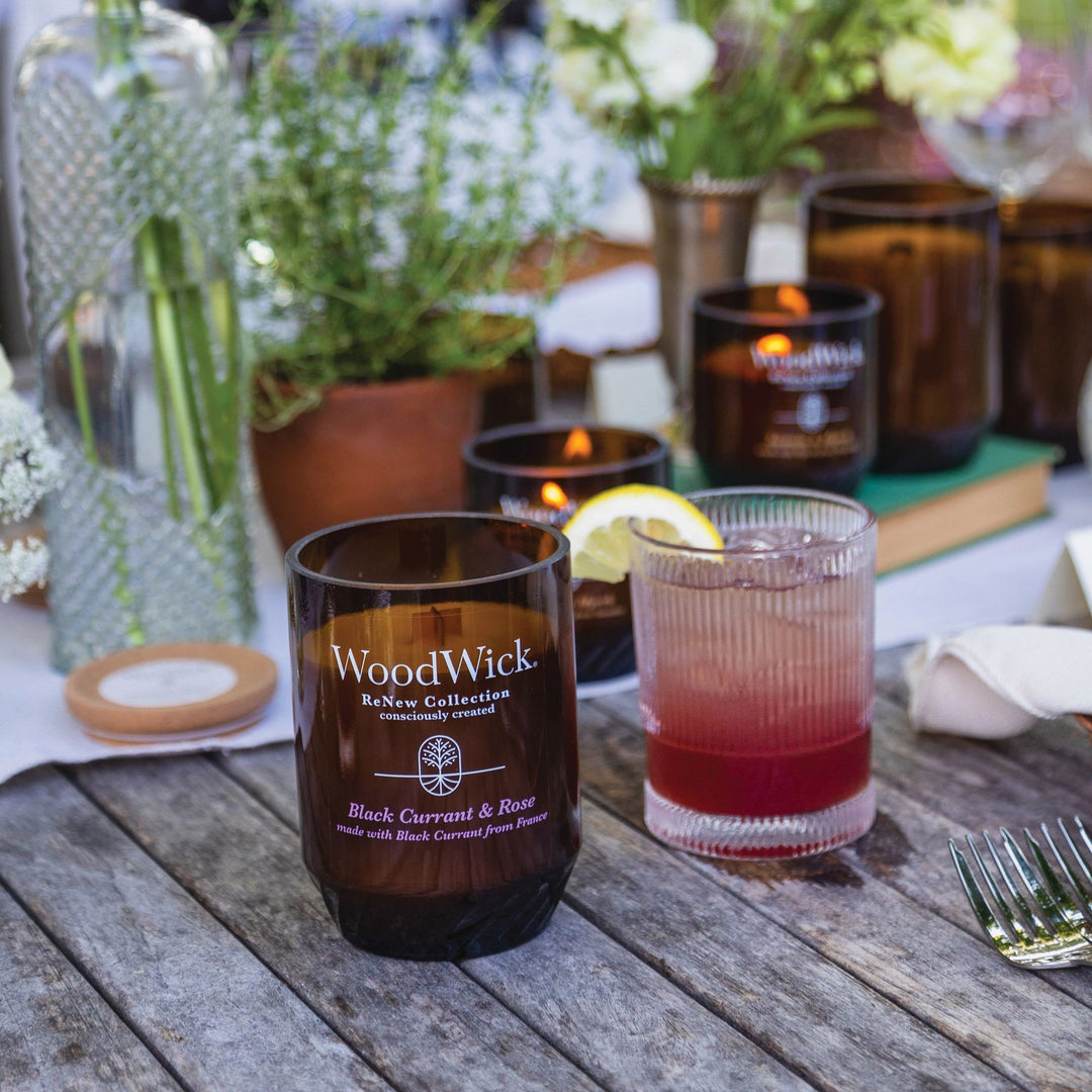 Black Currant & Rose Renew Large Candle by WoodWick