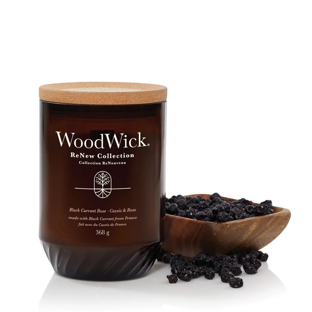 Black Currant & Rose Renew Large Candle by WoodWick