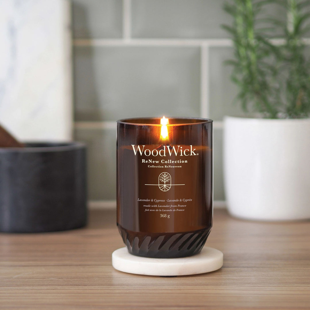 Lavender & Cypress Renew Large Candle by WoodWick