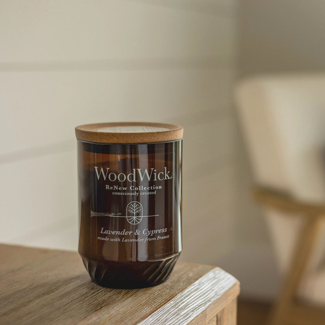 Lavender & Cypress Renew Large Candle by WoodWick