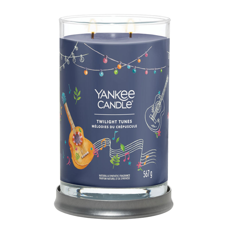 Twilight Tunes Signature Large Tumbler Yankee Candle - Enesco Gift Shop