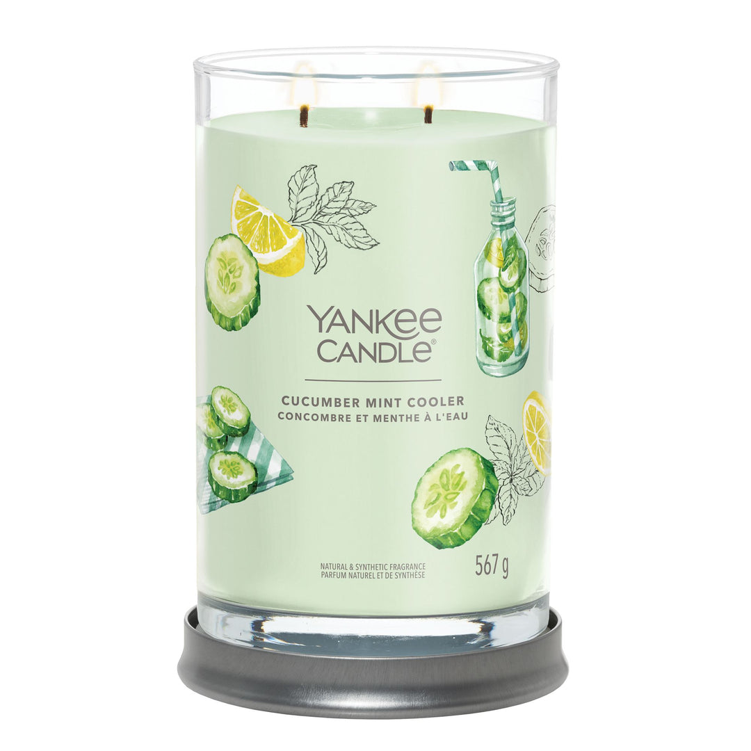 Cucumber Mint Cooler Signature Large Tumbler Yankee Candle
