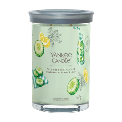 Cucumber Mint Cooler Signature Large Tumbler Yankee Candle - Enesco Gift Shop