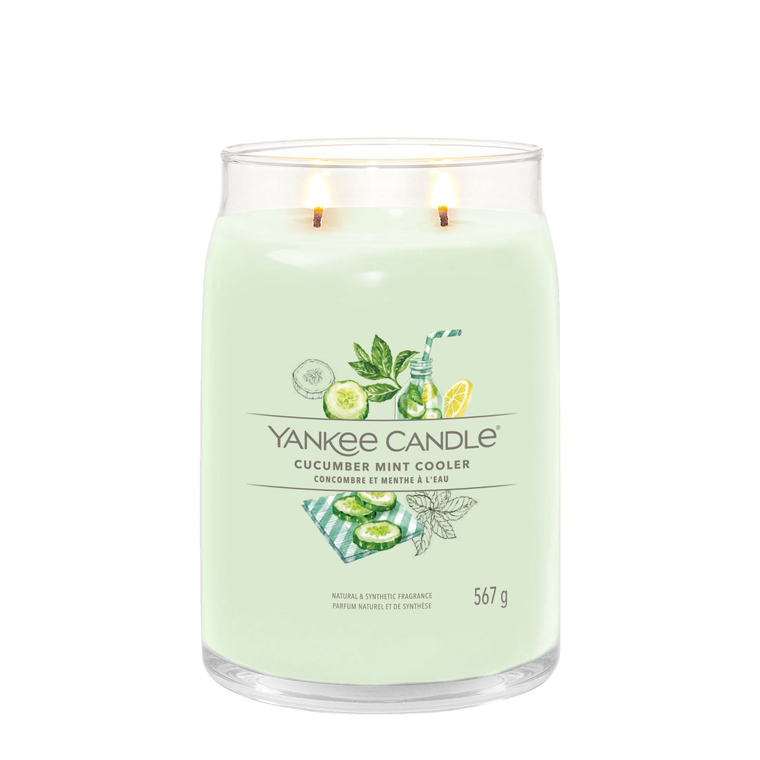 Cucumber Mint Cooler Signature Large Jar Yankee Candle