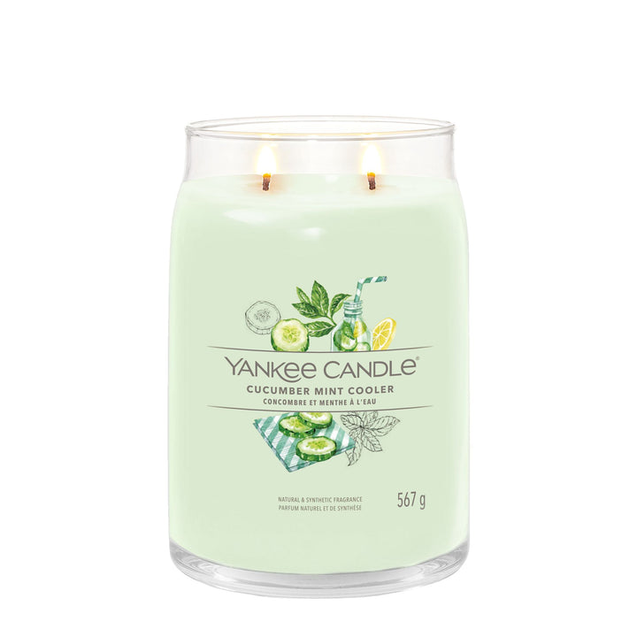 Cucumber Mint Cooler Signature Large Jar Yankee Candle