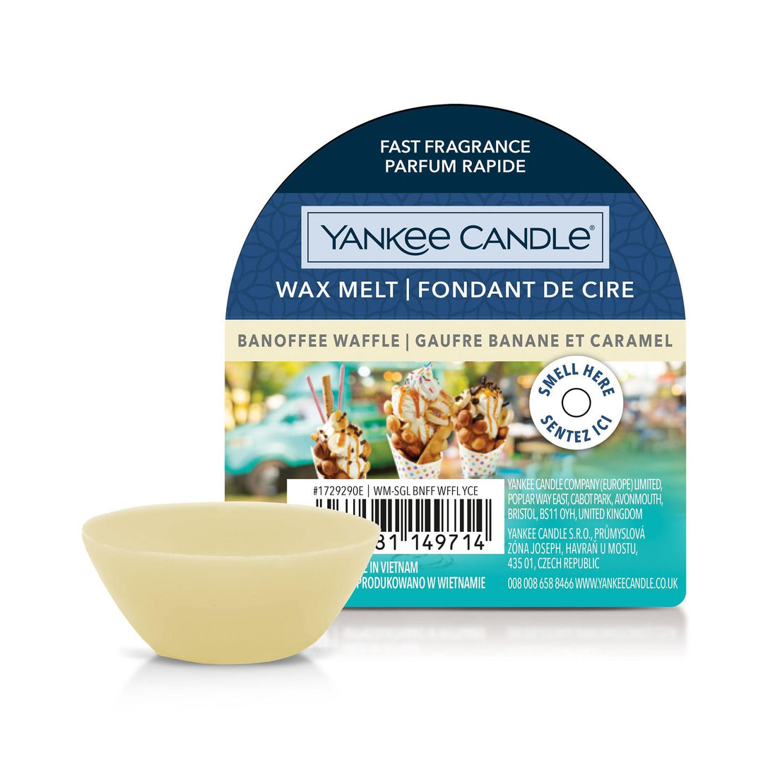 Banoffee Waffle Signature Single Wax Melt Yankee Candle - Enesco Gift Shop