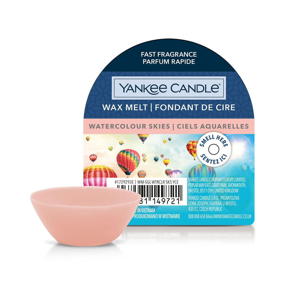 Watercolour Skies Signature Single Wax Melts Yankee Candle - Enesco Gift Shop