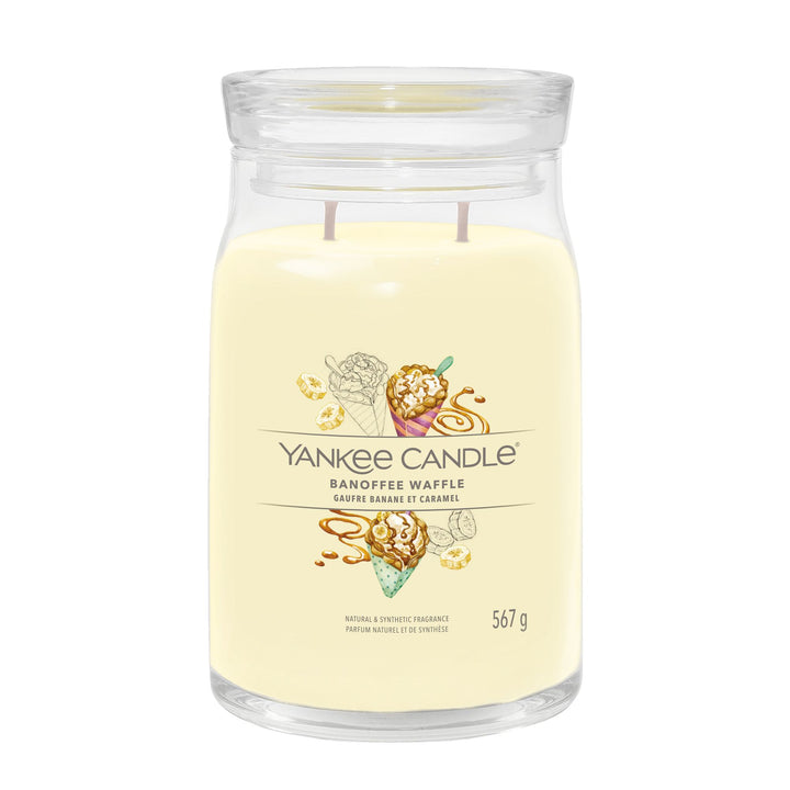 Banoffee Waffle Signature Large Jar Yankee Candle