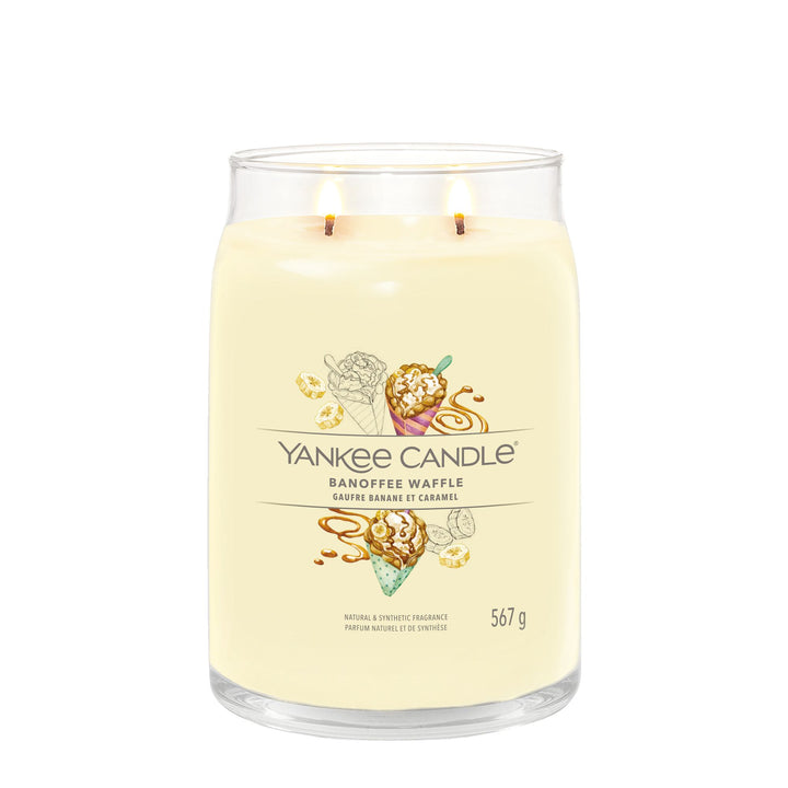 Banoffee Waffle Signature Large Jar Yankee Candle