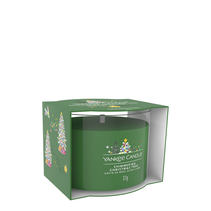 Shimmering Christmas Tree Filled Votive by Yankee Candle