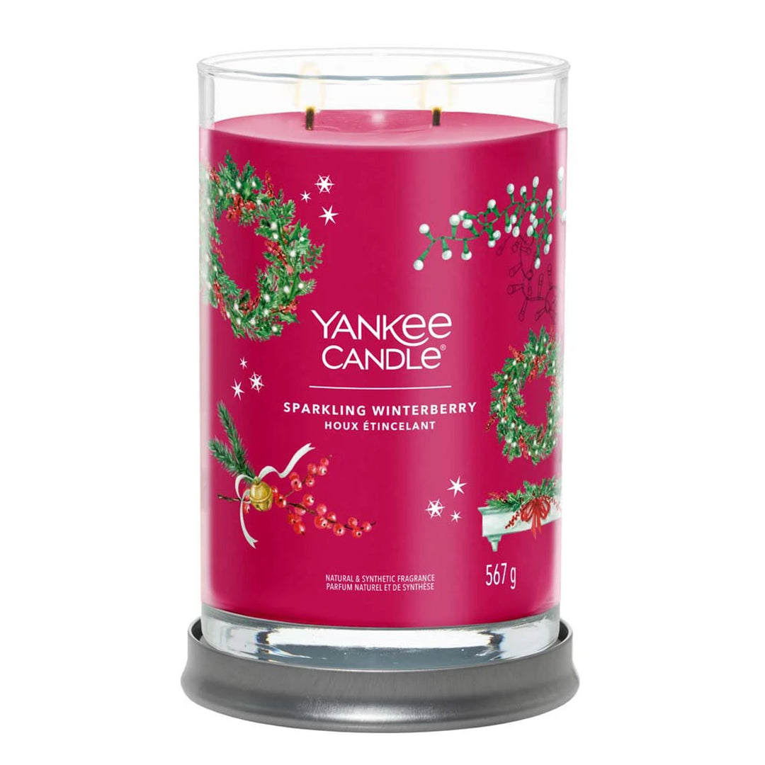 Sparkling Winterberry Signature Large Tumbler by Yankee Candle