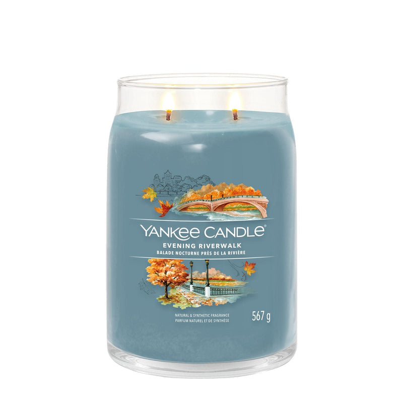 Evening Riverwalk Signature Large Jar by Yankee Candle - Enesco Gift Shop