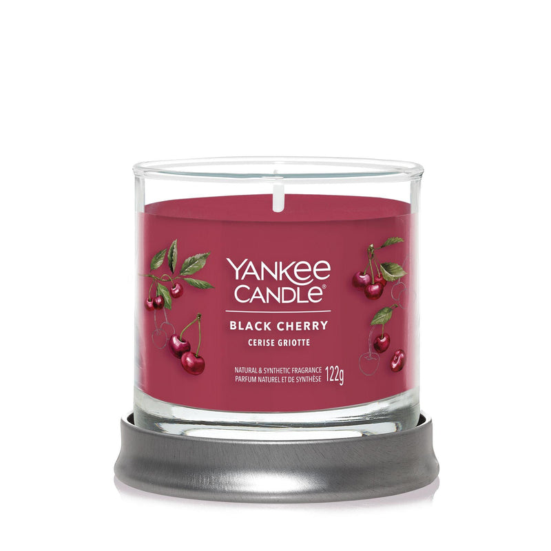 Black Cherry Signature Small Tumbler Yankee Candle - Enesco Gift Shop