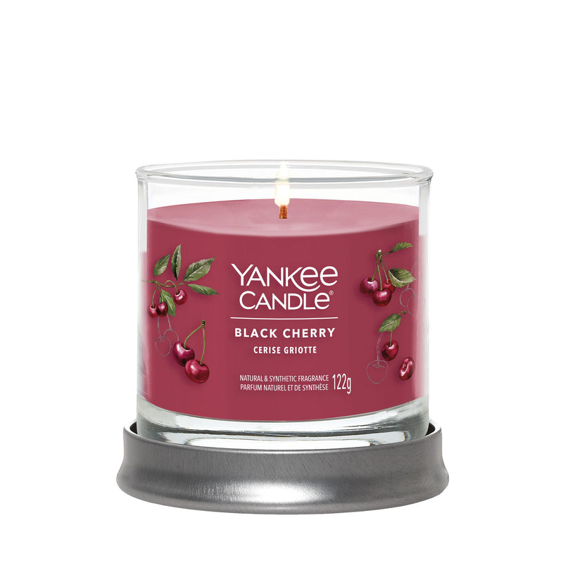 Black Cherry Signature Small Tumbler Yankee Candle - Enesco Gift Shop