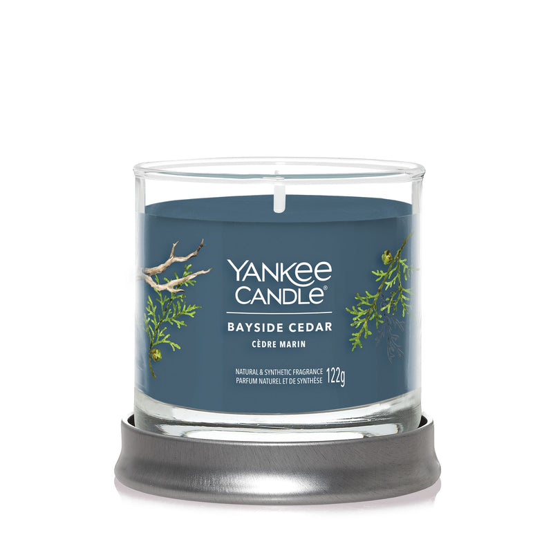 Bayside Cedar Signature Small Tumbler Yankee Candle - Enesco Gift Shop