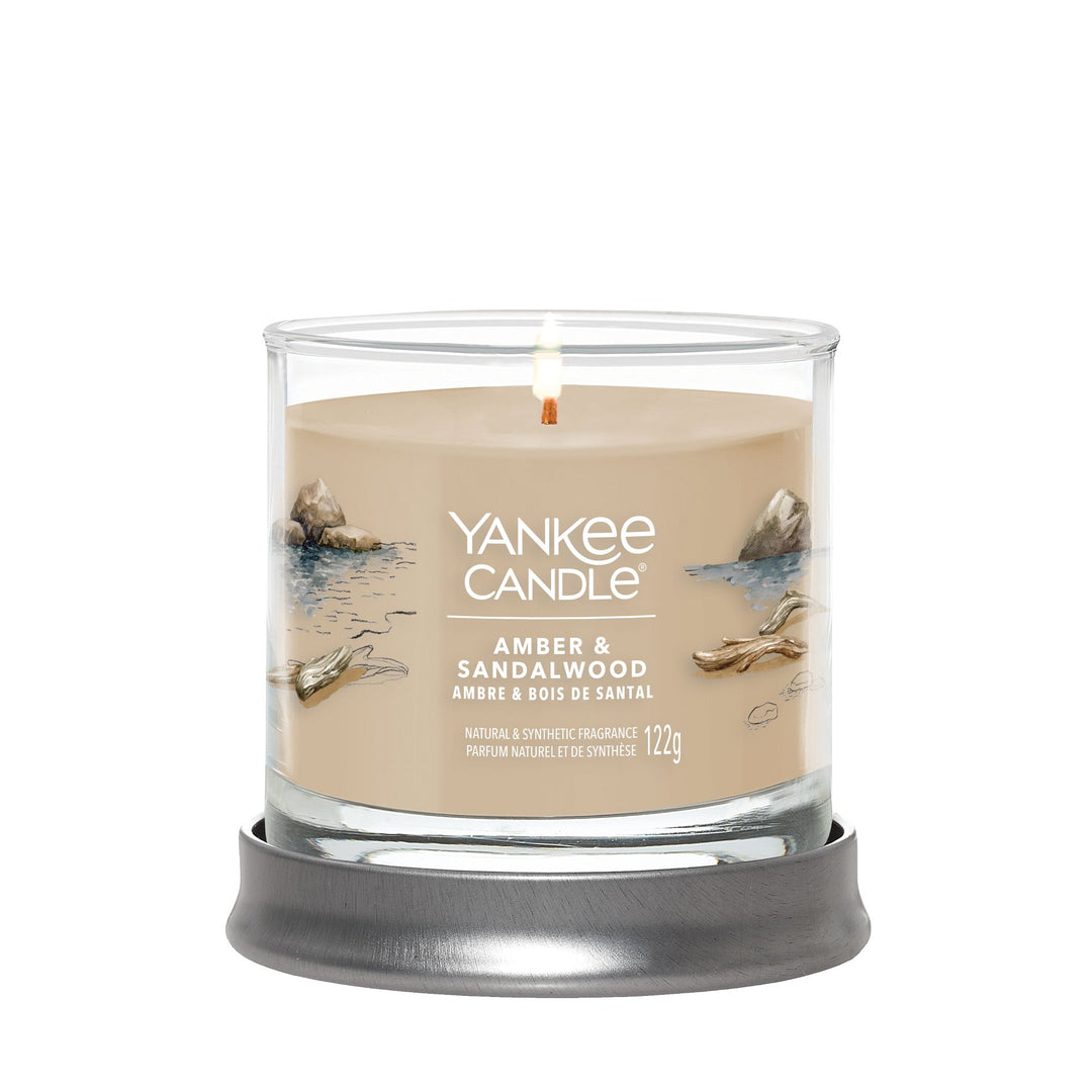 Amber & Sandalwood Signature Small Tumbler Yankee Candle