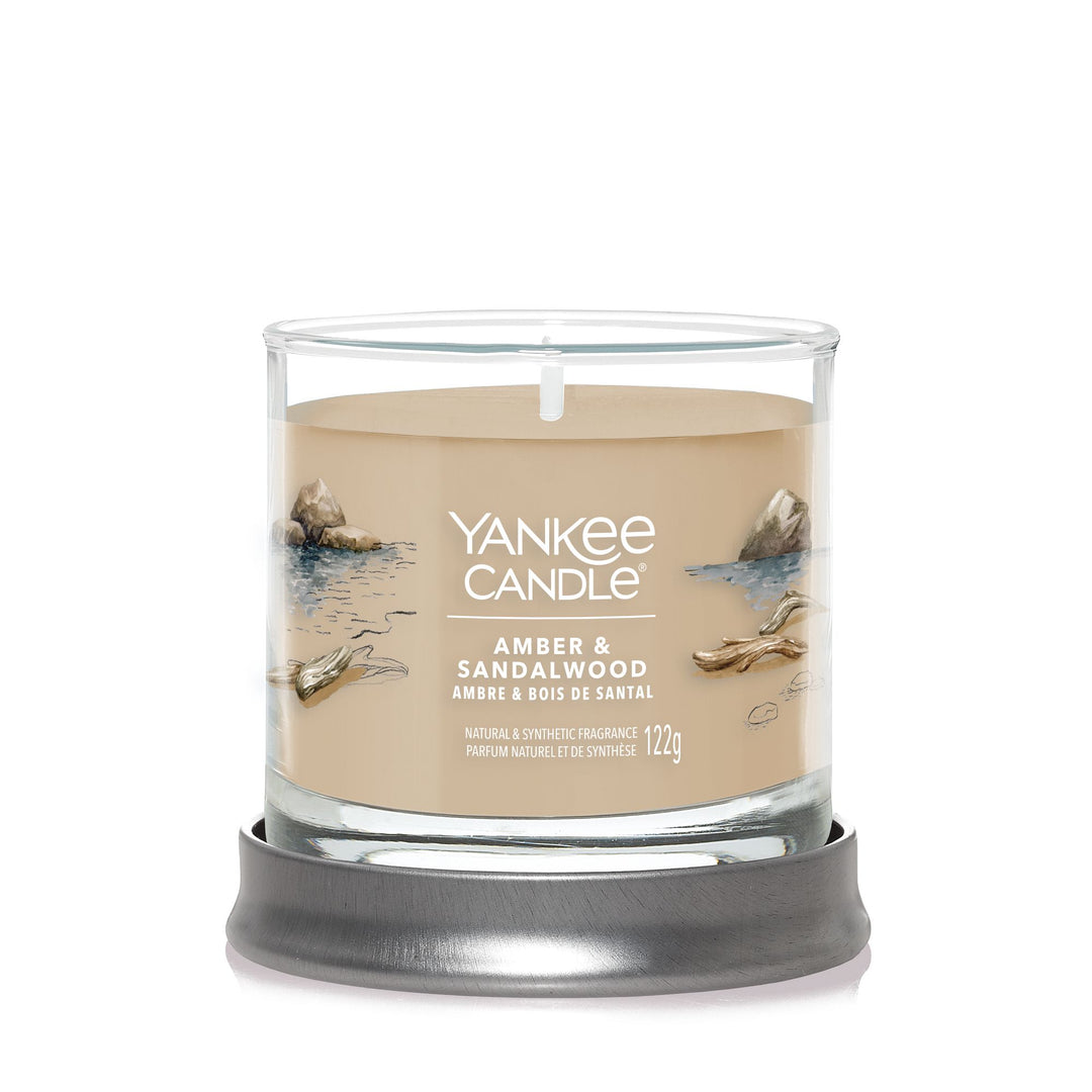 Amber & Sandalwood Signature Small Tumbler Yankee Candle