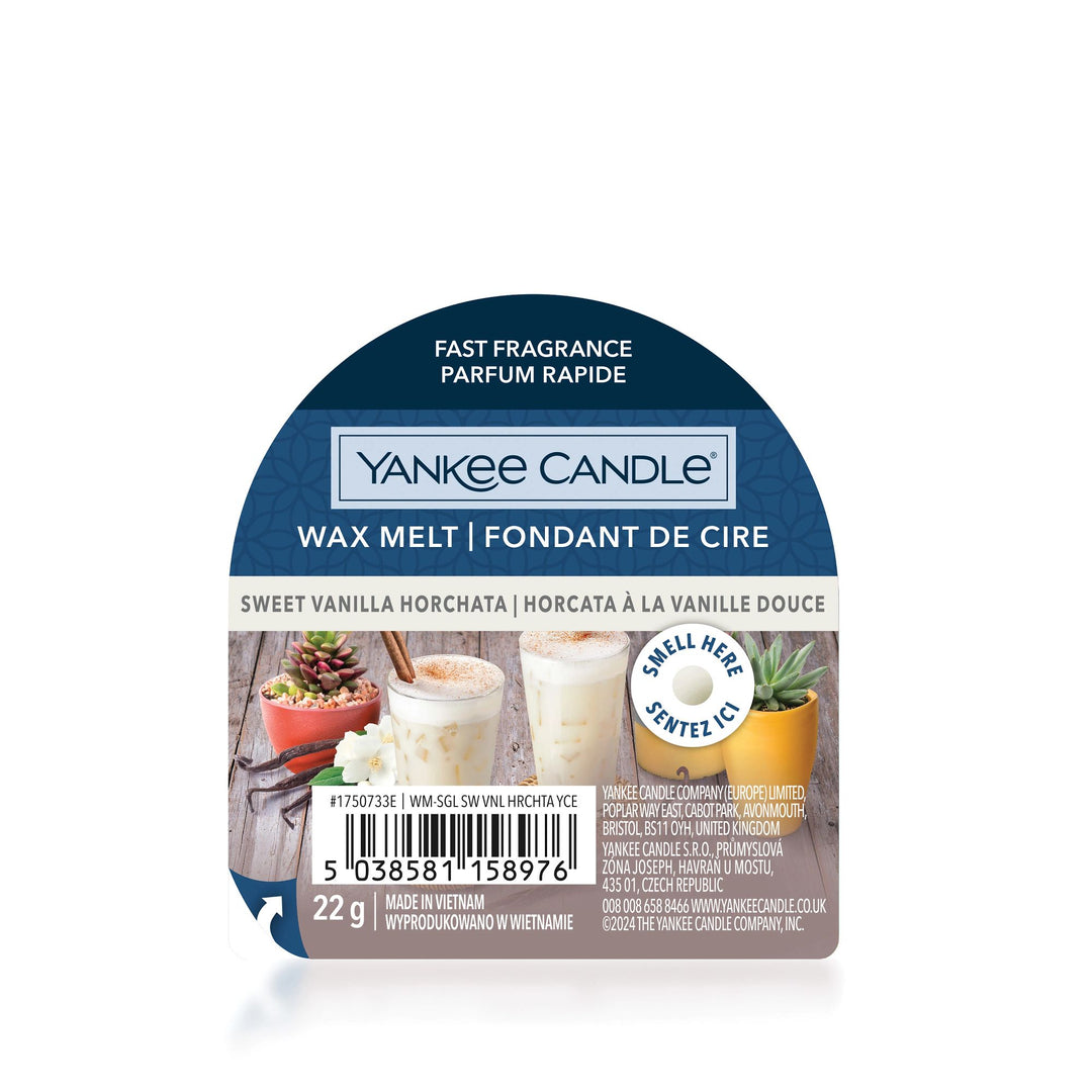 Sweet Vanilla Horchata Wax Melt by Yankee Candle