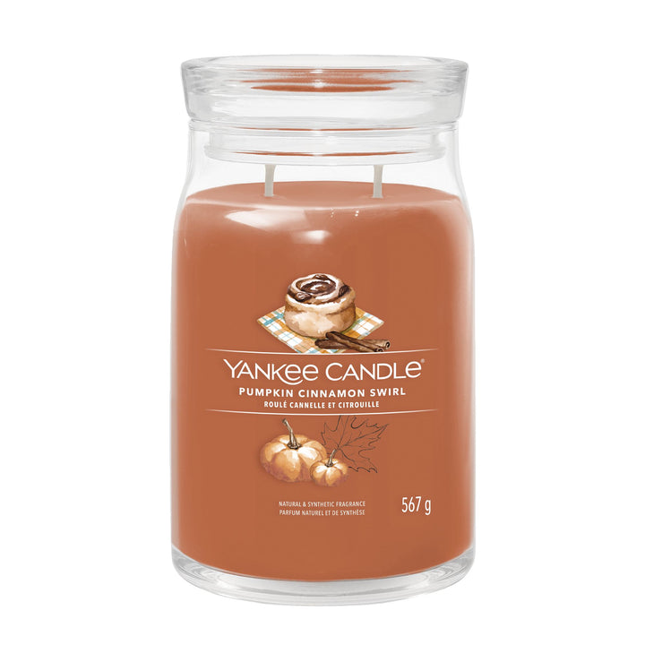 Pumpkin Cinnamon Swirl Signature Large Jar by Yankee Candle