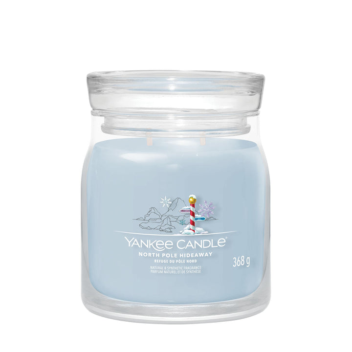 North Pole Hideaway Signature Medium Jar by Yankee Candle