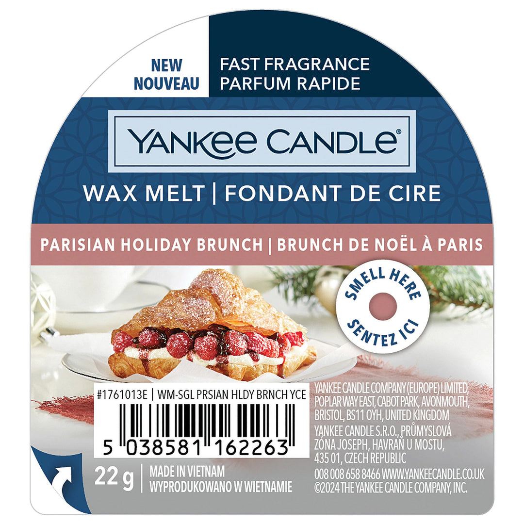 Parisian Holiday Brunch Single Wax Melt by Yankee Candle