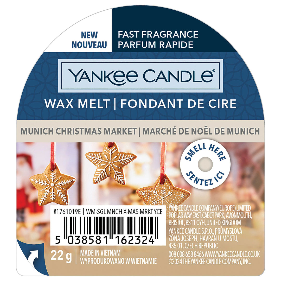 Munich Christmas Market Single Wax Melt by Yankee Candle