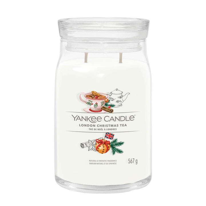 London Christmas Tea Signature Large Jar by Yankee Candle