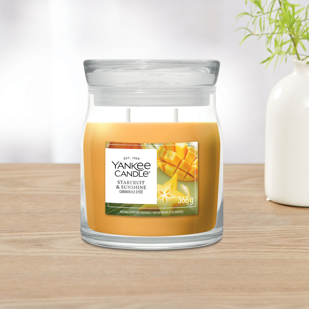 Starfruit &amp; Sunshine Signature Medium Jar by Yankee Candle