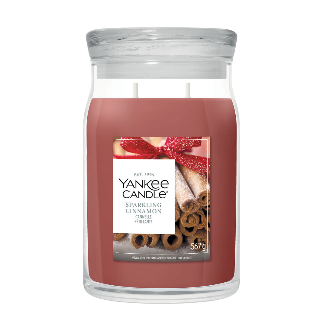 Sparkling Cinnamon Signature Large Jar by Yankee Candle