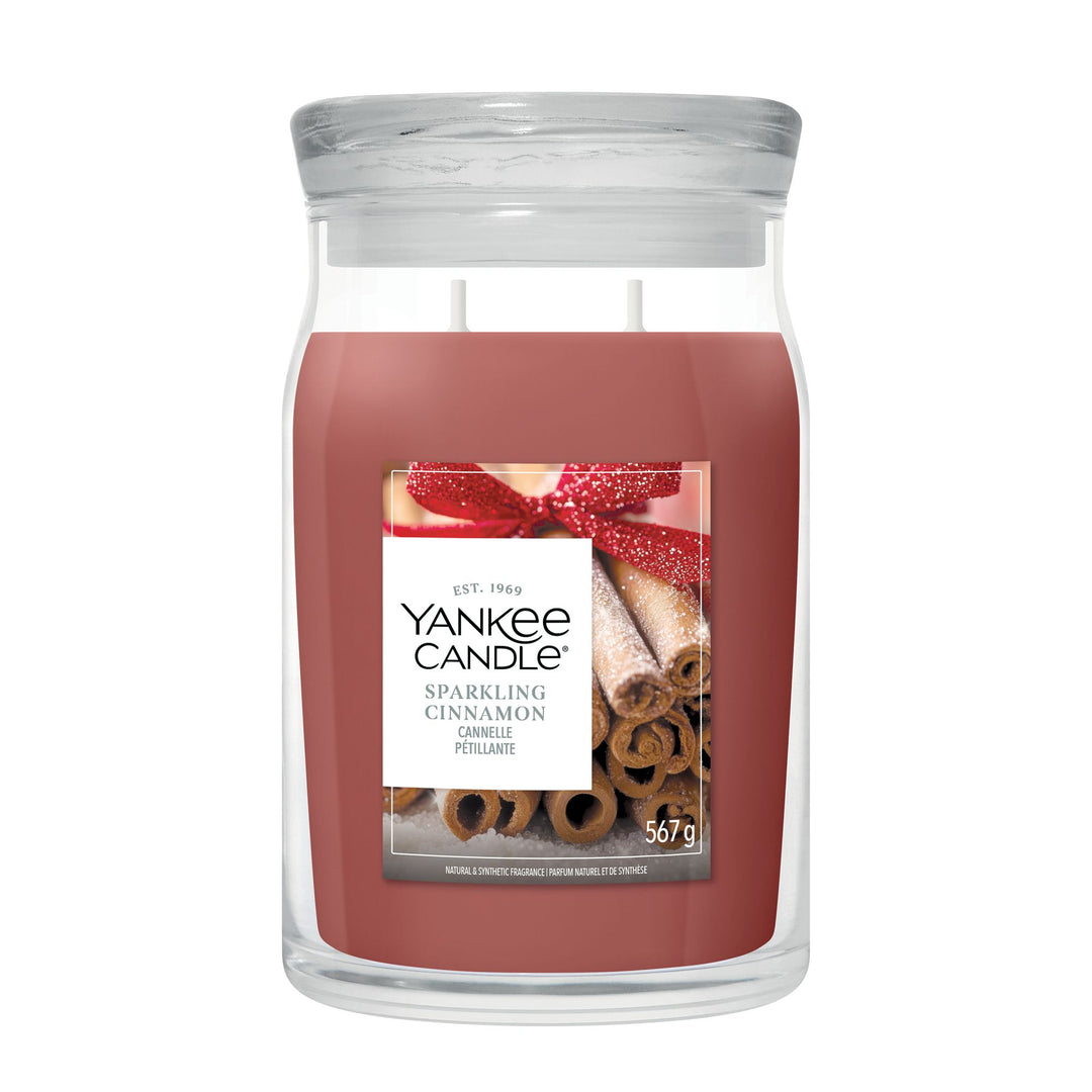 Sparkling Cinnamon Signature Large Jar by Yankee Candle