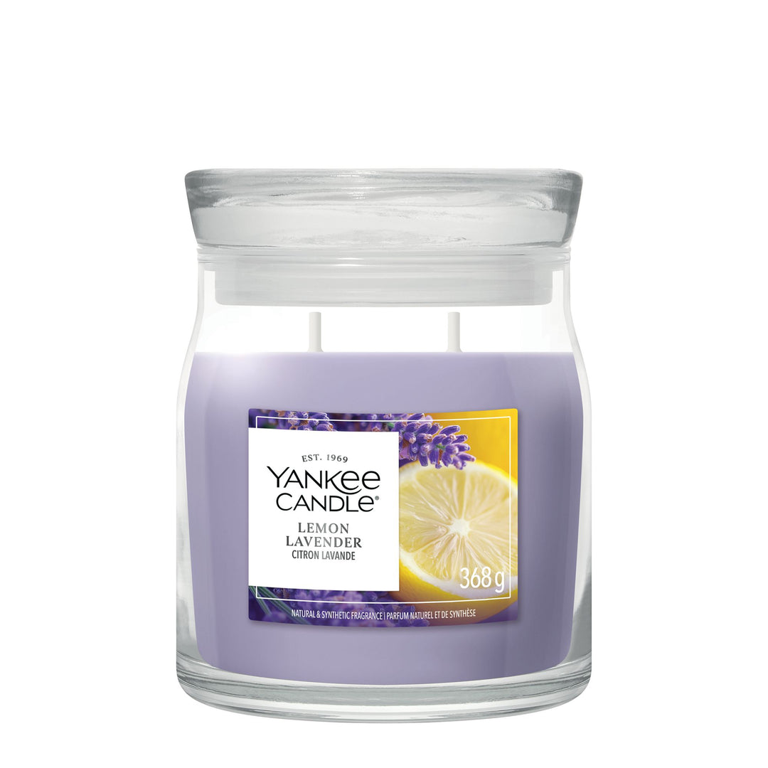 Lemon Lavender Signature Medium Jar by Yankee Candle