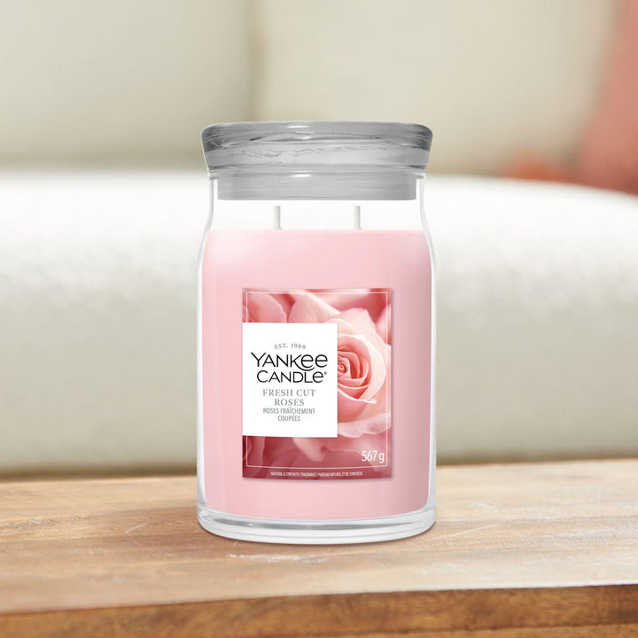 Fresh Cut Roses Signature Large Jar by Yankee Candle