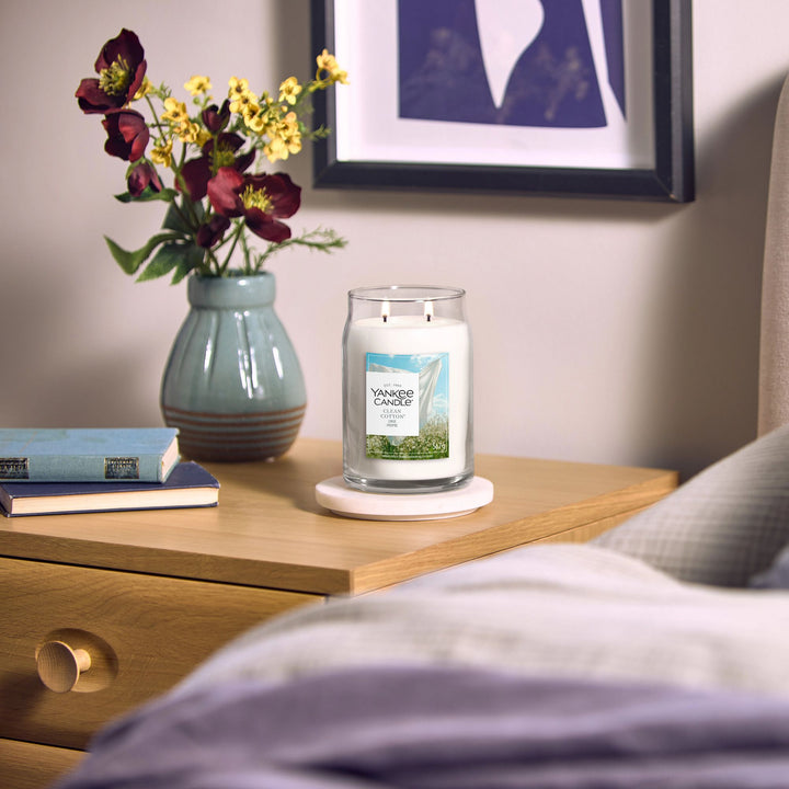 Clean Cotton Signature Large Jar by Yankee Candle