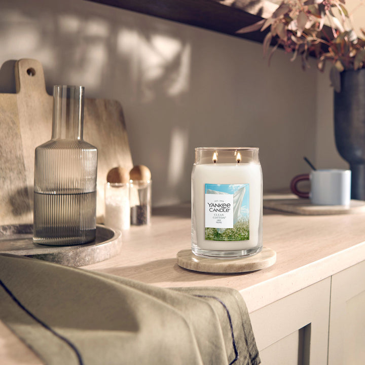 Clean Cotton Signature Large Jar by Yankee Candle