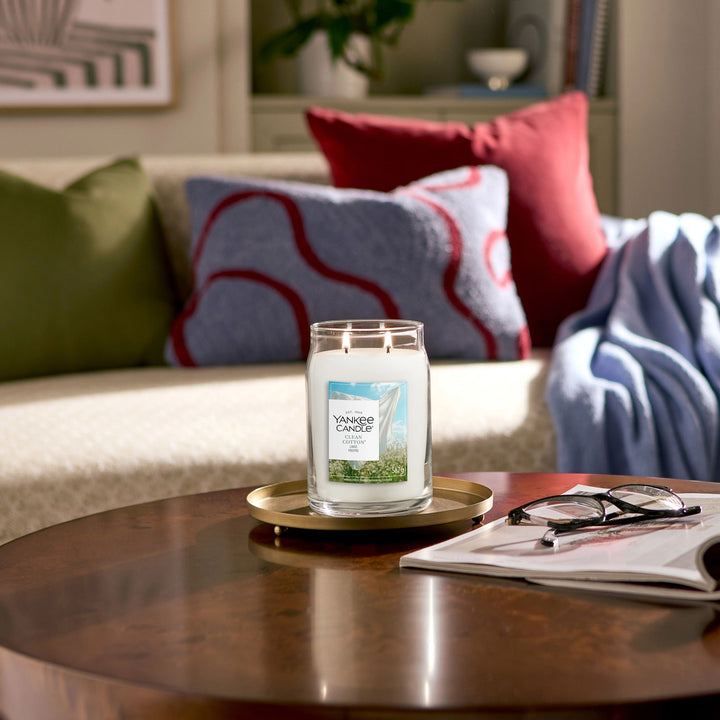 Clean Cotton Signature Large Jar by Yankee Candle