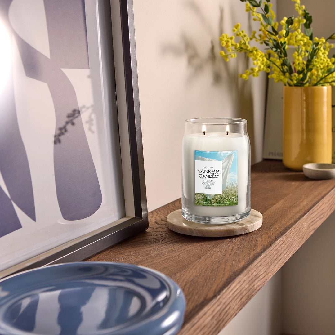 Clean Cotton Signature Large Jar by Yankee Candle