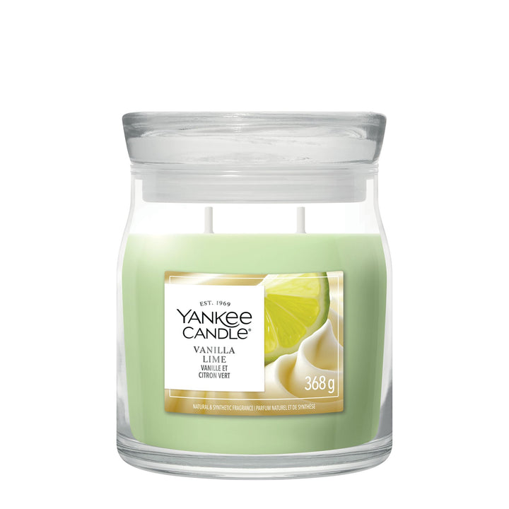 Vanilla Lime Signature Medium Jar by Yankee Candle