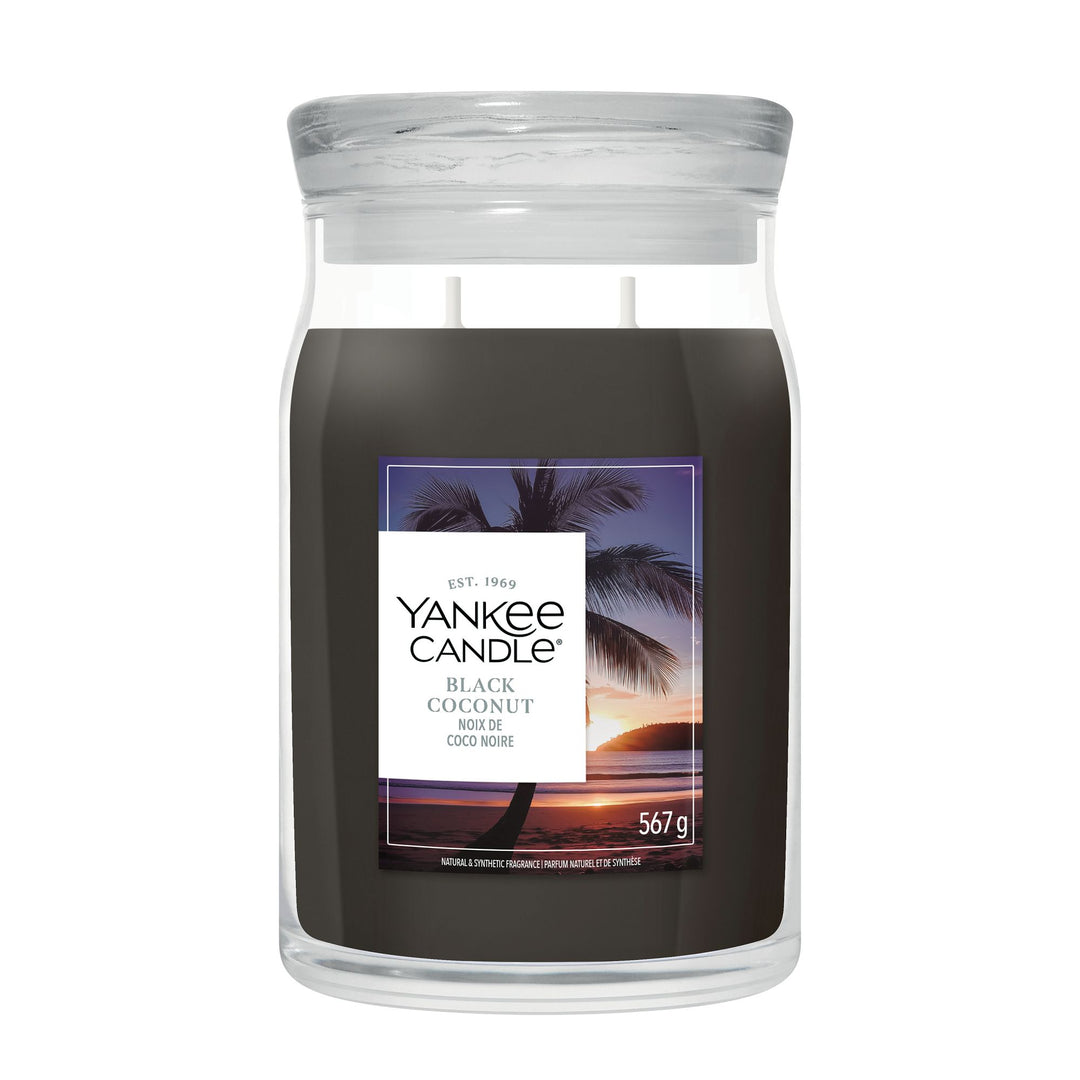 Black Coconut Signature Large Jar by Yankee Candle